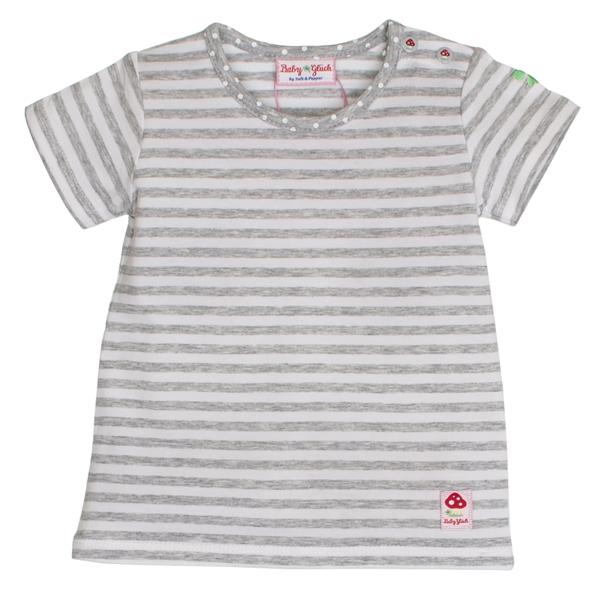 SALT AND PEPPER Baby Girl luck s T-Shirt streep grijs gemêleerd grijs voor baby'