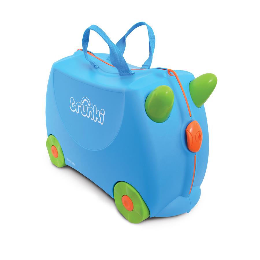 trunki dětský kufřík odrážedlo Terrance modrý
