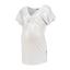 LOVE2WAIT T-shirt V-Ausschnitt Silver Foil White
