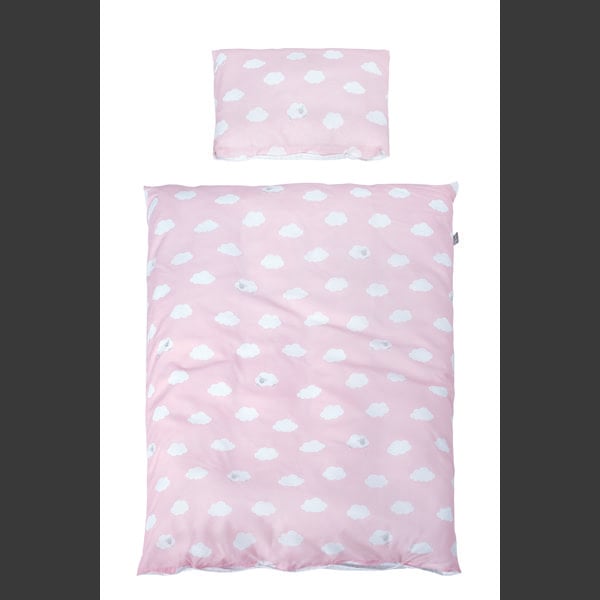 roba Parure de lit 2 pièces petit nuage rose, 100 x 135 cm