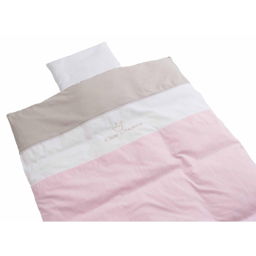 Be Be 's Collection sängkläder liten prinsessa rosa 80 x 80 cm 