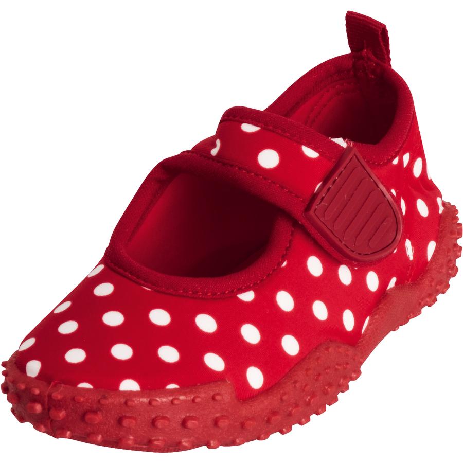 Playshoes Chaussons de bain enfant pois rouge