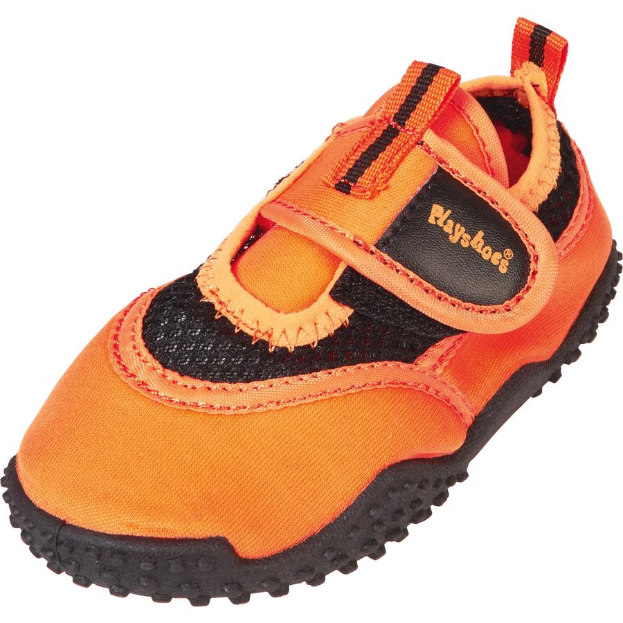Playshoes Aqua sko neonfarget oransje 