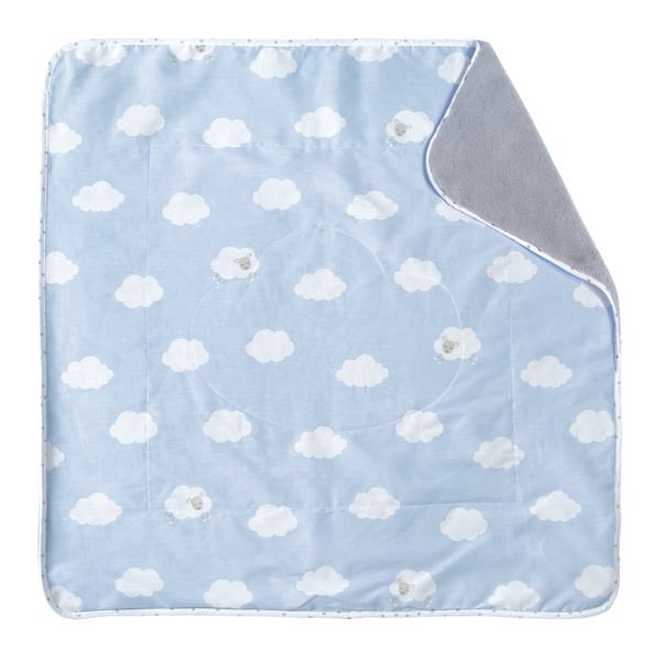 roba Couverture bébé petit nuage bleu 80 x 80 cm
