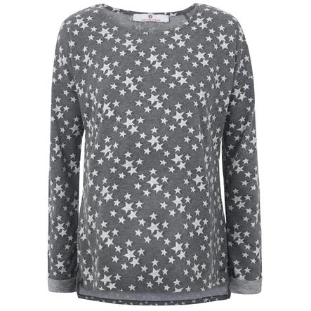 bellybutton  Sweatshirt til gravide kvinder, grå med stjerner