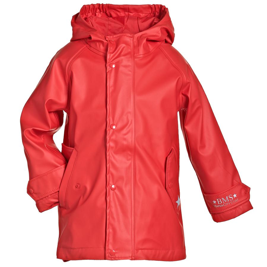 BMS HafenCity® SoftSkin® Płaszcz przeciwdeszczowy czerwony
