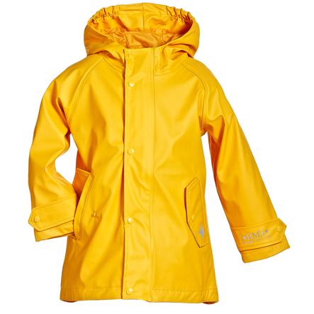 BMS HafenCity® SoftSkin® regnfrakke med gule prikker