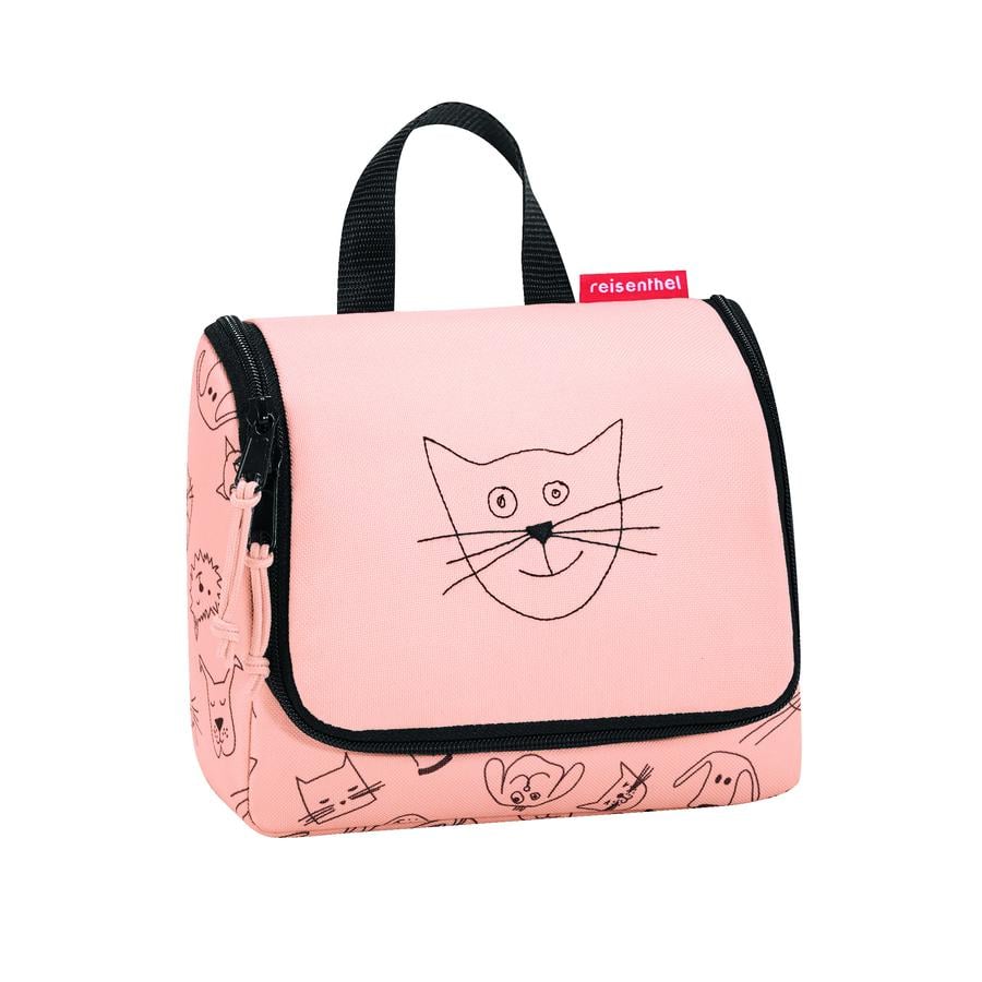 reisenthel® beauty case S kids cats and dogs rosa
