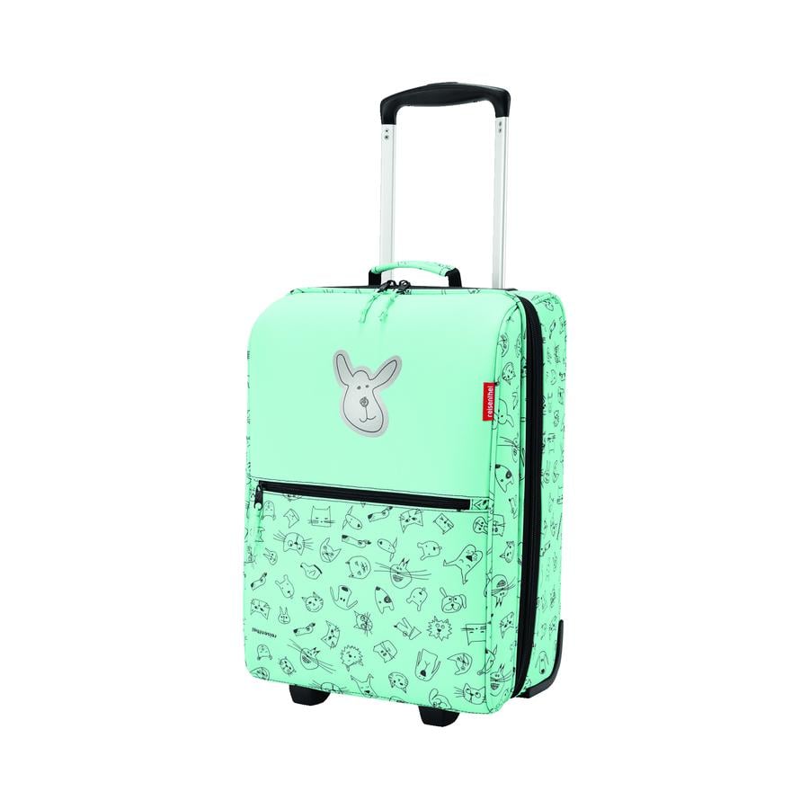 Reisenthel® XS kids matkalaukku kissat ja koirat, mintunvärinen