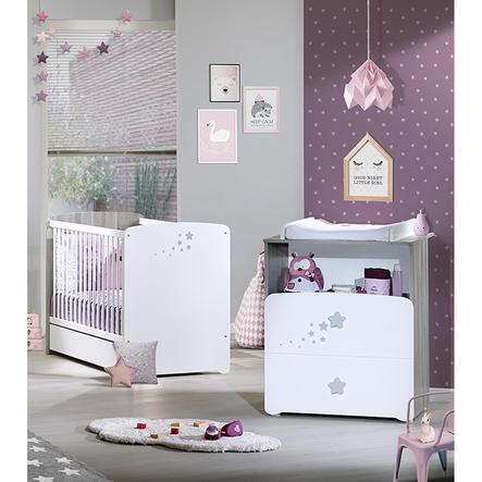 Baby Price Chambre Bebe Duo Lit Commode 2 Tiroirs Niche Nao Roseoubleu Fr