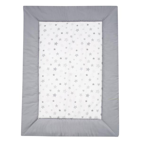 Alvi Crawling Blanket Stars silver grey Exclusive 100 x 135 cm