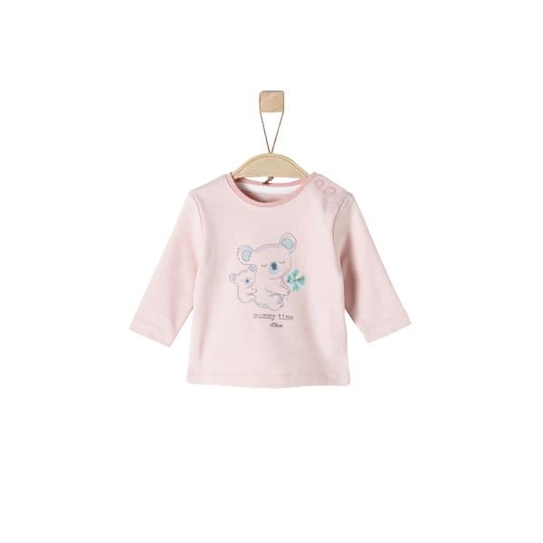 s.Oliver Girl s shirt met lange mouwen stoffige roze strepen