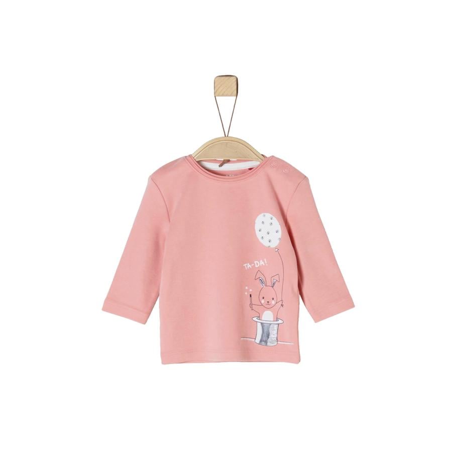 s.Oliver Girl s lange mouw shirt stoffig roze