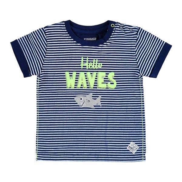 STACCATO Boys T-Shirt striscia indaco