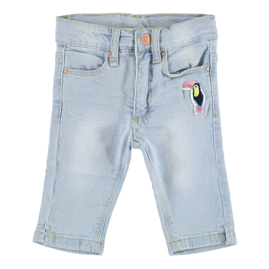 STACCATO Gilrs Skinny Capri-Jeans jasnoniebieski