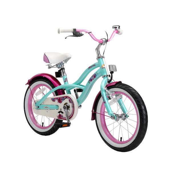 "bikestar Premium Safety Child Bike 16 ""Cruiser Mint"