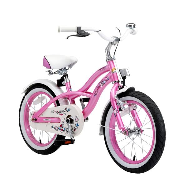 Bikestar Premium Sikkerheds Børnecykel 16" Cruiser Pink