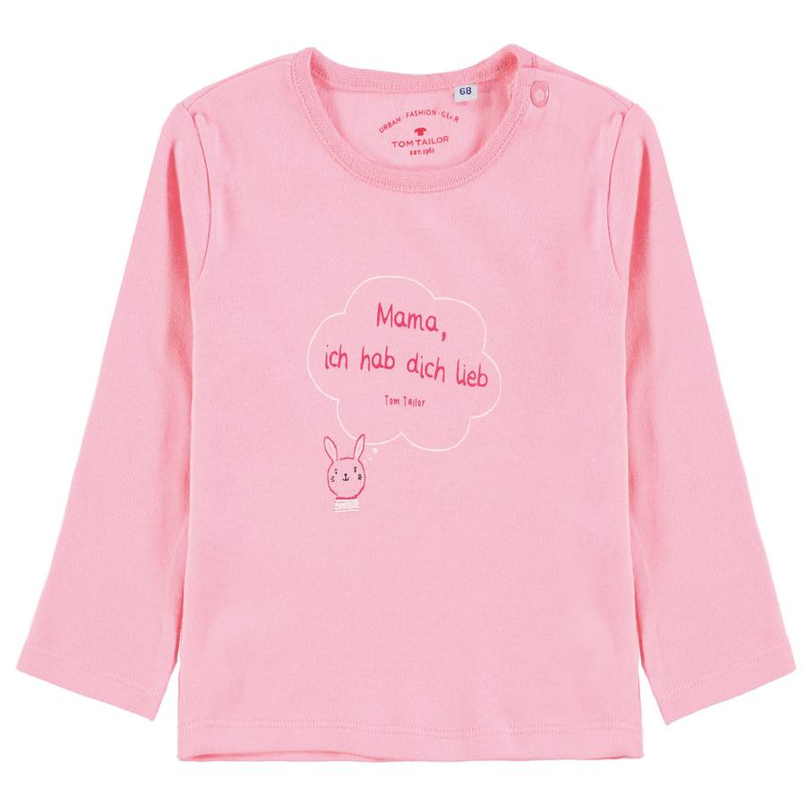 TOM TAILOR Girl s shirt met lange mouwen, roze