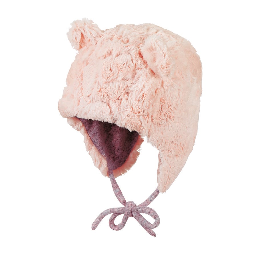 Sterntaler Gorra Inca de vellón de piel rosa pálido