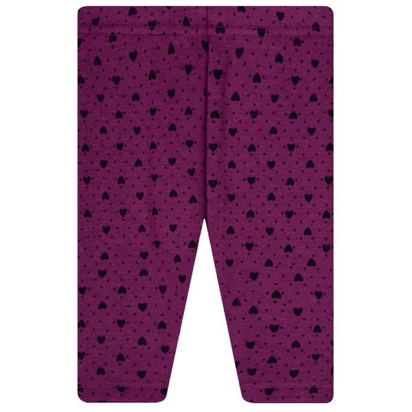 STACCATO  Girls Thermo leggings purple mønstret
