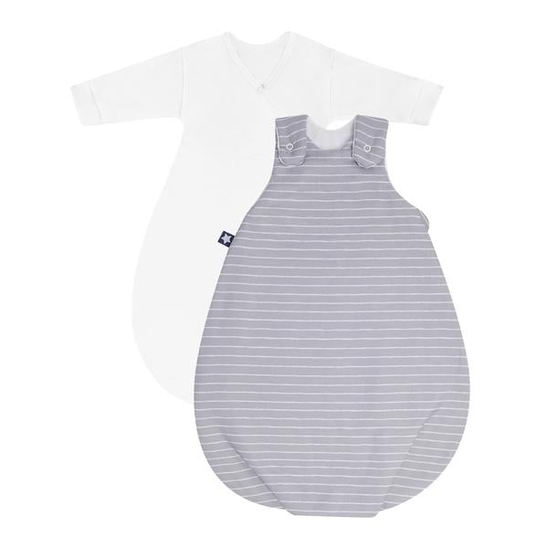 JULIUS ZÖLLNER Baby sovepose Koselige grå striper 