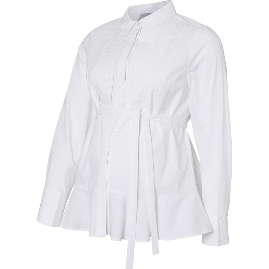 mamalicious verpleegkundige blouse MLTONIA Bright White
