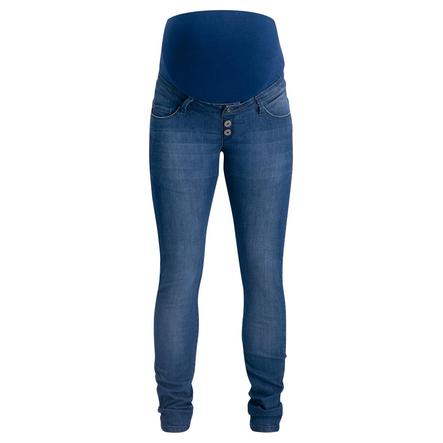 SUPERMOM Jeans til gravide kvinder til barsel med skinny knapper blå Denim