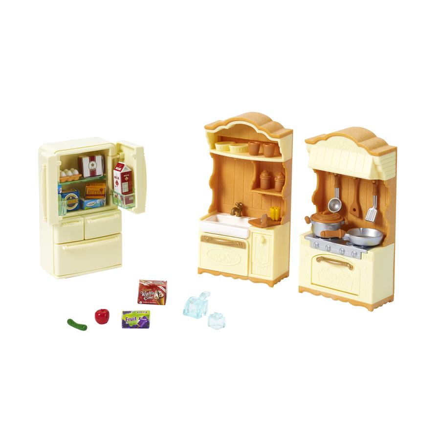 Sylvanian Families® Landhuis keuken met koelkast pinkorblue.nl