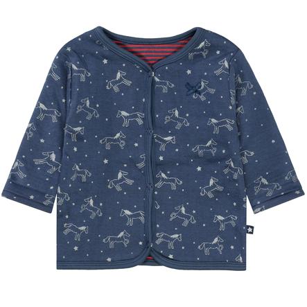 STACCATO Girl s chaqueta soft reversible con estampado azul marino 