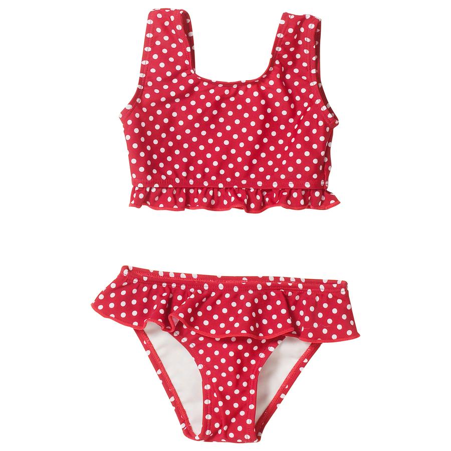 PLAYSHOES Bikini pañal Girls rojo - puntos