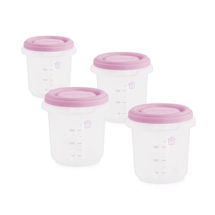 Miniland Pots De Conservation Repas Bebe Hermetique Rose 250 Ml Lot De 4 Roseoubleu Fr