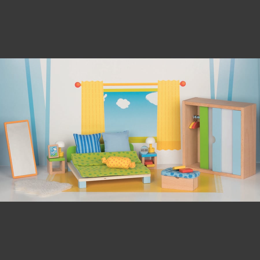 goki Chambre à coucher avec meubles de poupée
