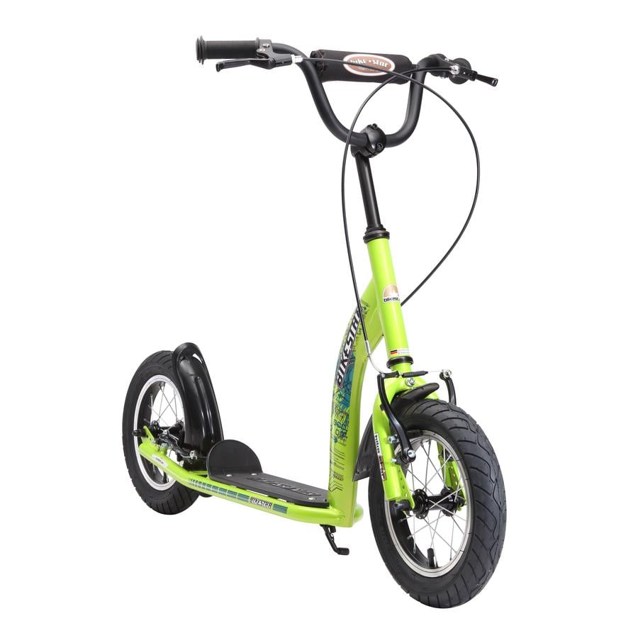 "bikestar barn scooter 12 ""sport, grønn"