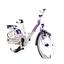 bikestar Premium Bicicleta de seguridad para niños 16" Classic Lila White