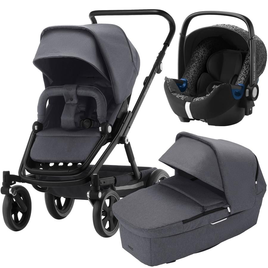 Britax Kinderwagenset Go Big 2 Mit Aufsatz Go Graphite Melange