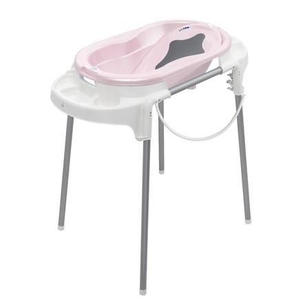 Rotho Babydesign Set Bain Baignoire Bebe Sur Pieds Top Rose Pale Nacre Roseoubleu Fr