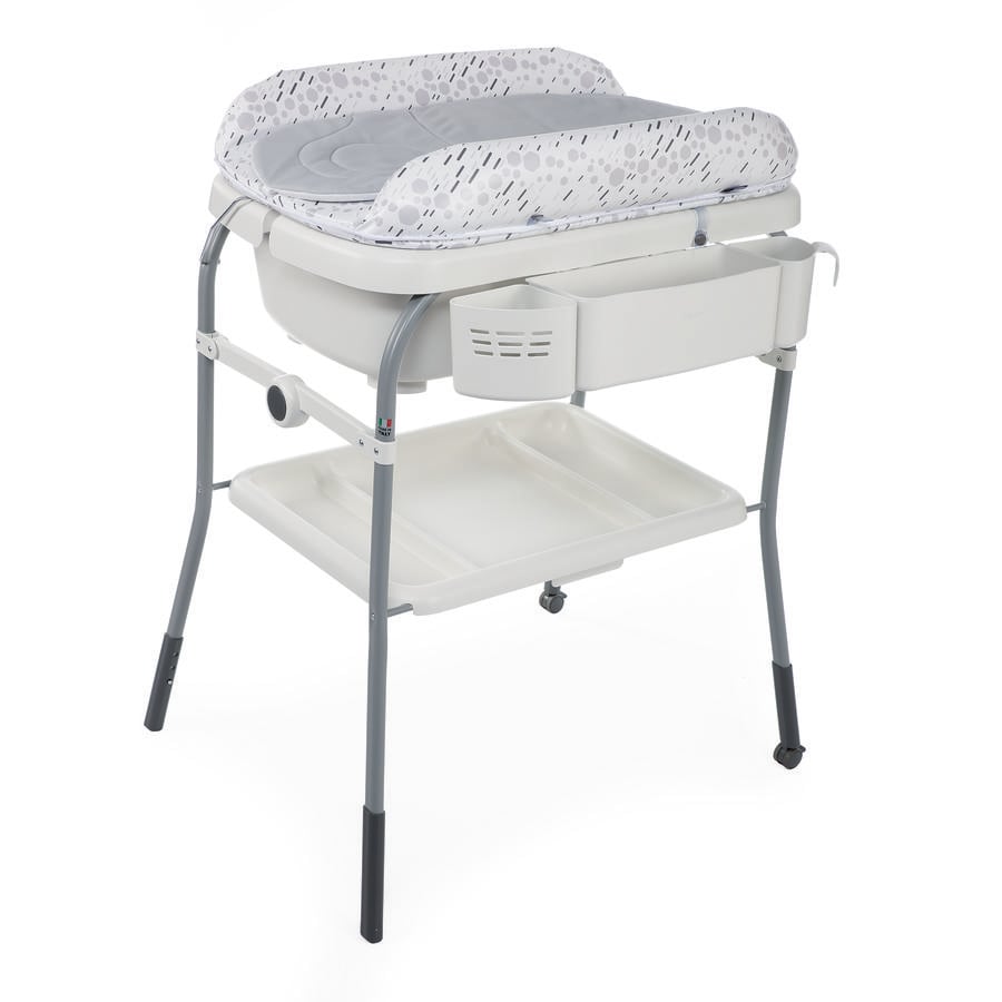 Chicco Cuddle Bubble Comfort Bade Wickelkombination Cool Grey