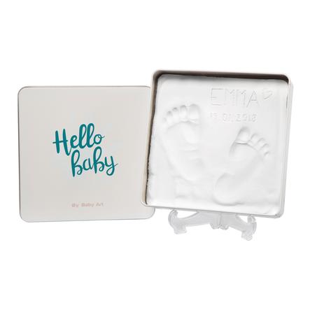 Baby Art Kit Moulage Empreintes Magic Box Carre Essentials Turquoise Platre Roseoubleu Fr