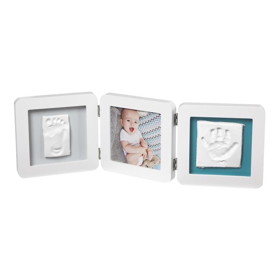 Baby Art Fotolijst met opdruk - Mijn Baby Touch Double Print  Frame White essentials 
