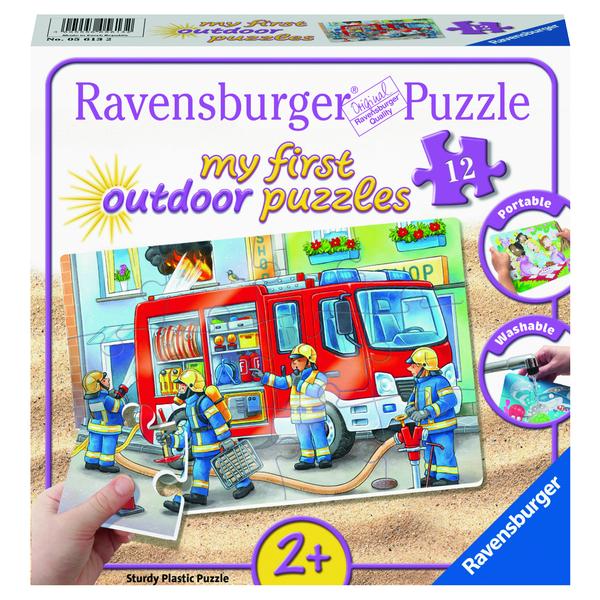Ravensburger Mijn first outdoor puzzel - De brandweer komt er snel aan....