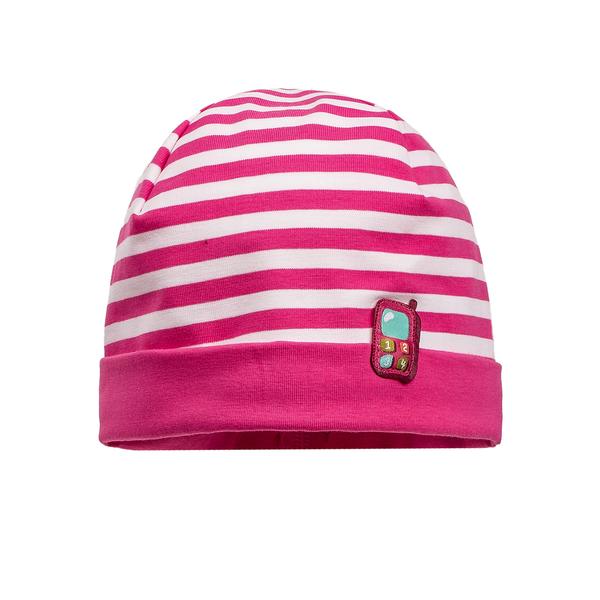 maximo Girls Mini-Mütze pink-weiß