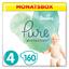 Pampers Pure Protection Windeln, Gr. 4, 9-14kg, Monatsbox (1 x 160 Windeln)