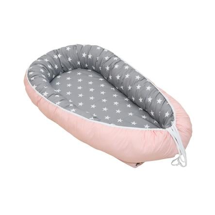 Ullenboom Nid Pour Bebe Cocon Rose Gris 55x95 Cm Roseoubleu Fr