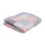 Ullenboom Manta de juegos Patchwork rosa gris 120x120 cm
 