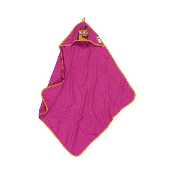 Playshoes Ręcznik z kapturem Myszka pink 