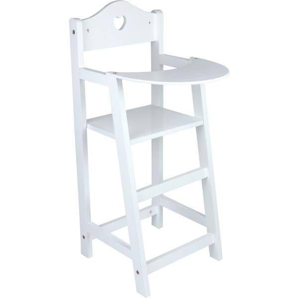 small foot® Krzesełko do karmienia dla lalek, kolor biały