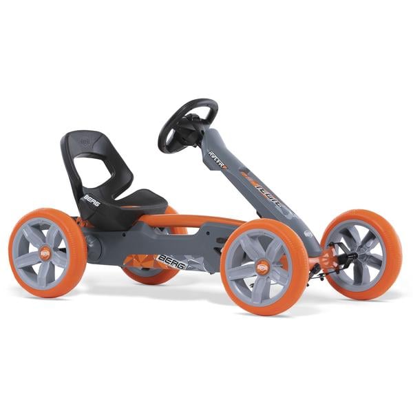 BERG Kart à pédales enfant Reppy Racer gris/orange