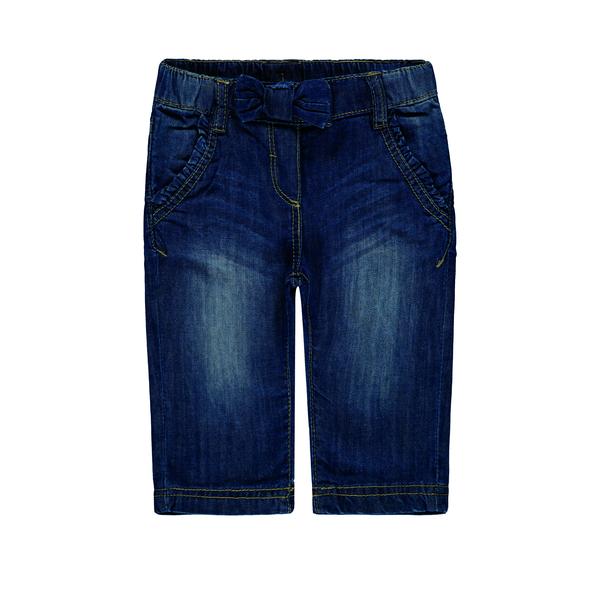 Steiff Girl Jeans con elastico, blu 