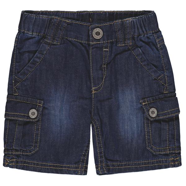 Steiff Boys Bermudy Jeans, niebieski.