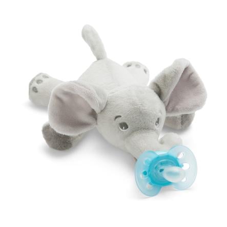 Philips Avent Peluche Sucette Elephant Turquoise 0 6 M Scf348 13 Roseoubleu Fr